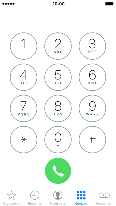 Press Keypad.