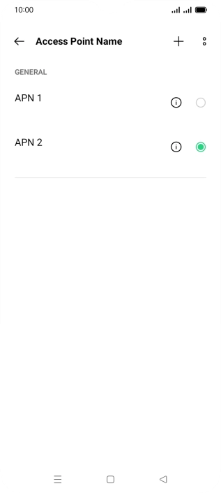 Press the Home key to return to the home screen.