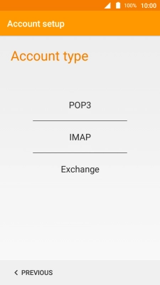Press IMAP.