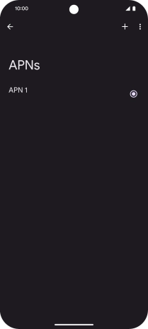 Press the add icon.