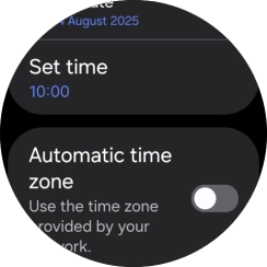 Press Set time. Press Set time.