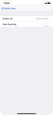 Press Enable 4G.