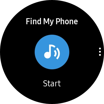 Press Start to send a signal to your phone. Press Start to send a signal to your phone.