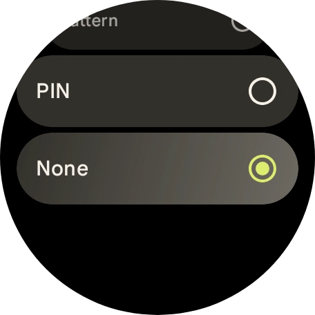 Press None.