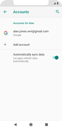 Press the Home key to return to the home screen.