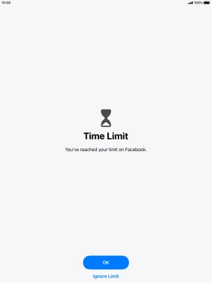Press Ignore Limit.