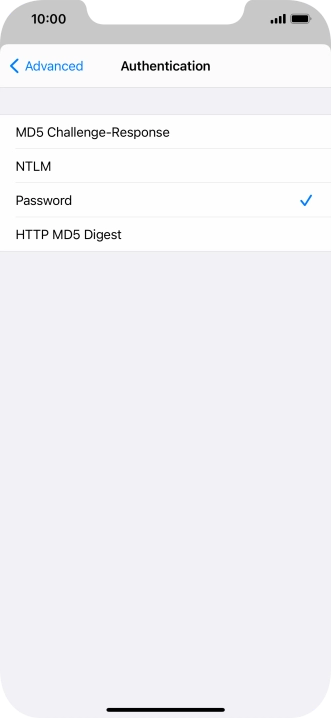 Press Password.