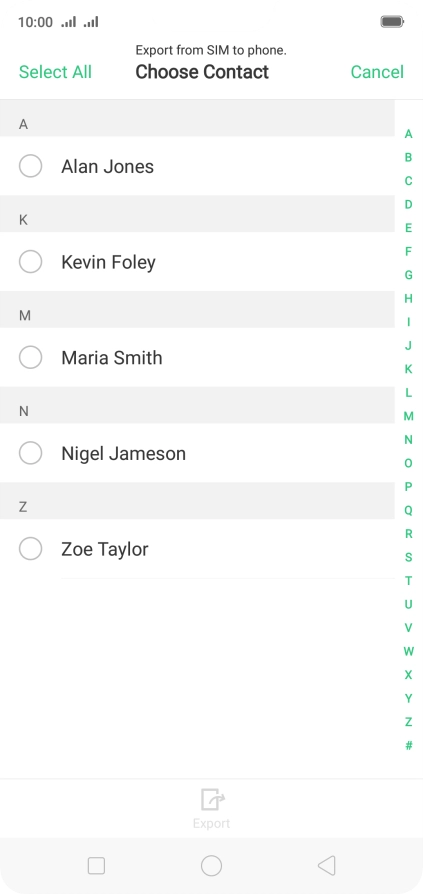 Press Select All.