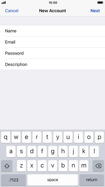 Press Description and key in the required name.