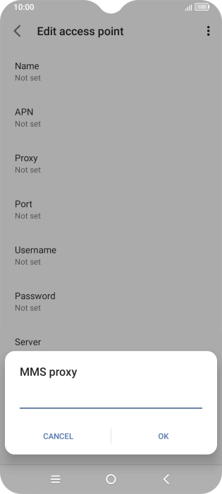 Key in 10.202.002.060 and press OK. Key in 10.202.002.060 and press OK.