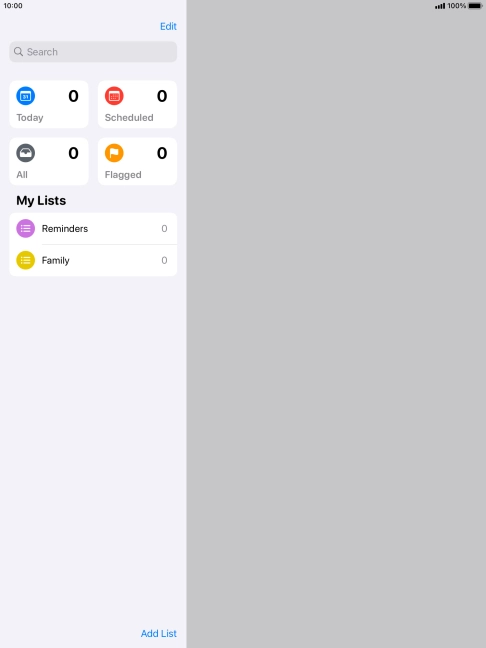 Press the Home key to return to the home screen.