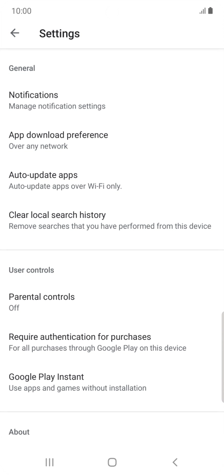 Press Auto-update apps. Press Auto-update apps.