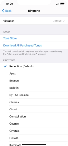 Press the required ring tones to hear them. Press the required ring tones to hear them.