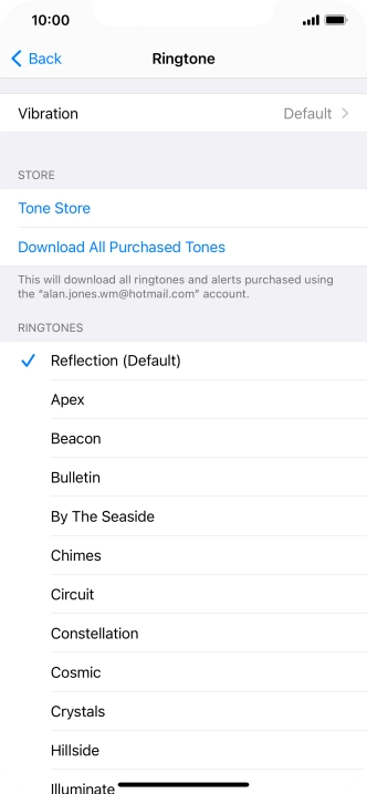 Press the required ring tones to hear them. Press the required ring tones to hear them.