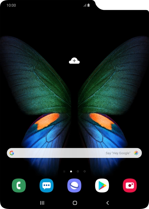 Slide two fingers downwards starting from the top of the screen. Slide two fingers downwards starting from the top of the screen.
