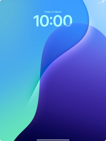 Slide your finger upwards starting from the bottom of the screen. Slide your finger upwards starting from the bottom of the screen.