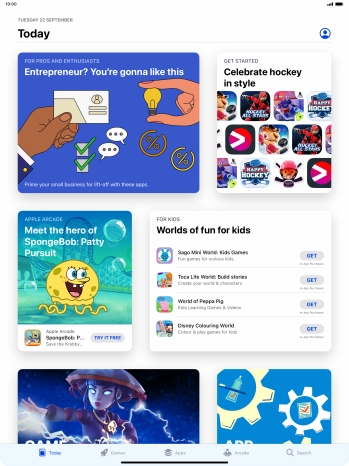 Press Search.