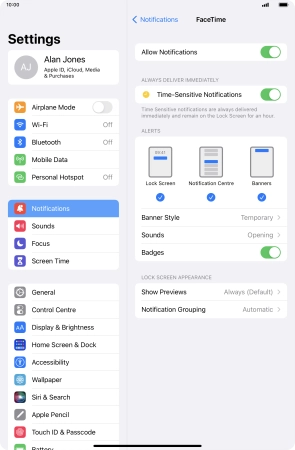 Press the indicator next to Press the indicator next to