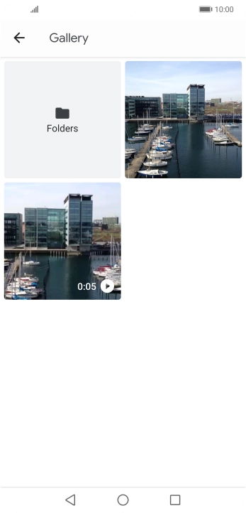 Press the required picture. Press the required picture.