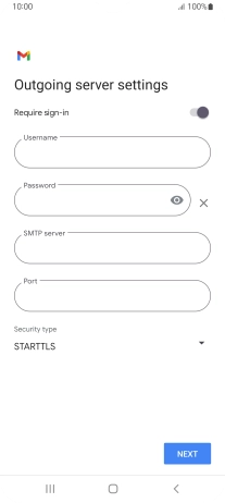 Press the indicator next to Press the indicator next to