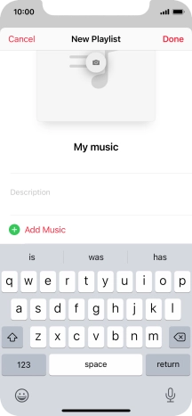 Press Add Music.