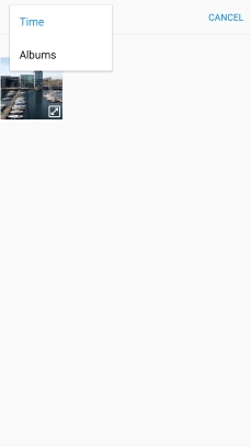 Press Albums and go to the required folder. Press Albums and go to the required folder.