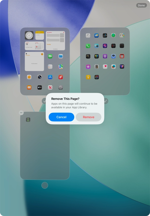 Press Remove. Press Remove.