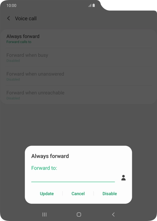 Press Disable.