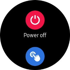 Press Power off. Press Power off.