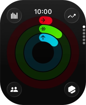 Press the Digital Crown to return to the home screen. Press the Digital Crown to return to the home screen.