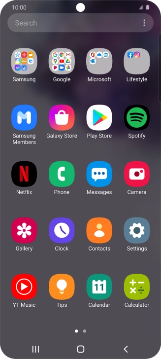 Press Play Store.