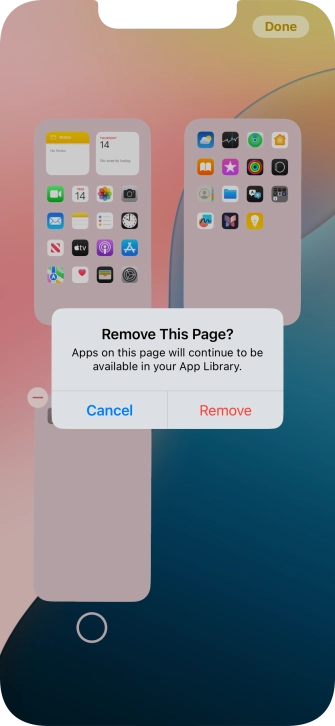 Press Remove.