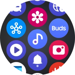Press the music player icon. Press the music player icon.