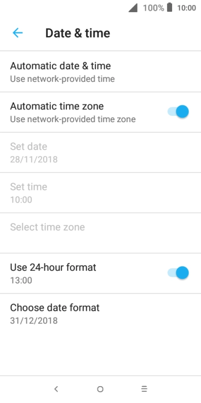 Press the Home key to return to the home screen. Press the Home key to return to the home screen.