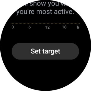 Press Set target.