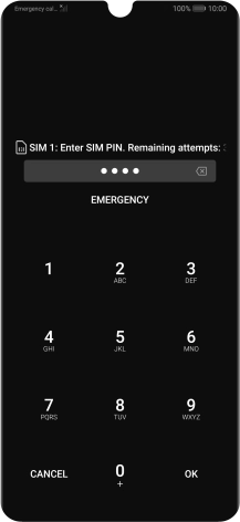 If you're asked to key in your PIN, do so and press OK.
