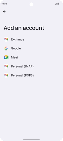Press Google.