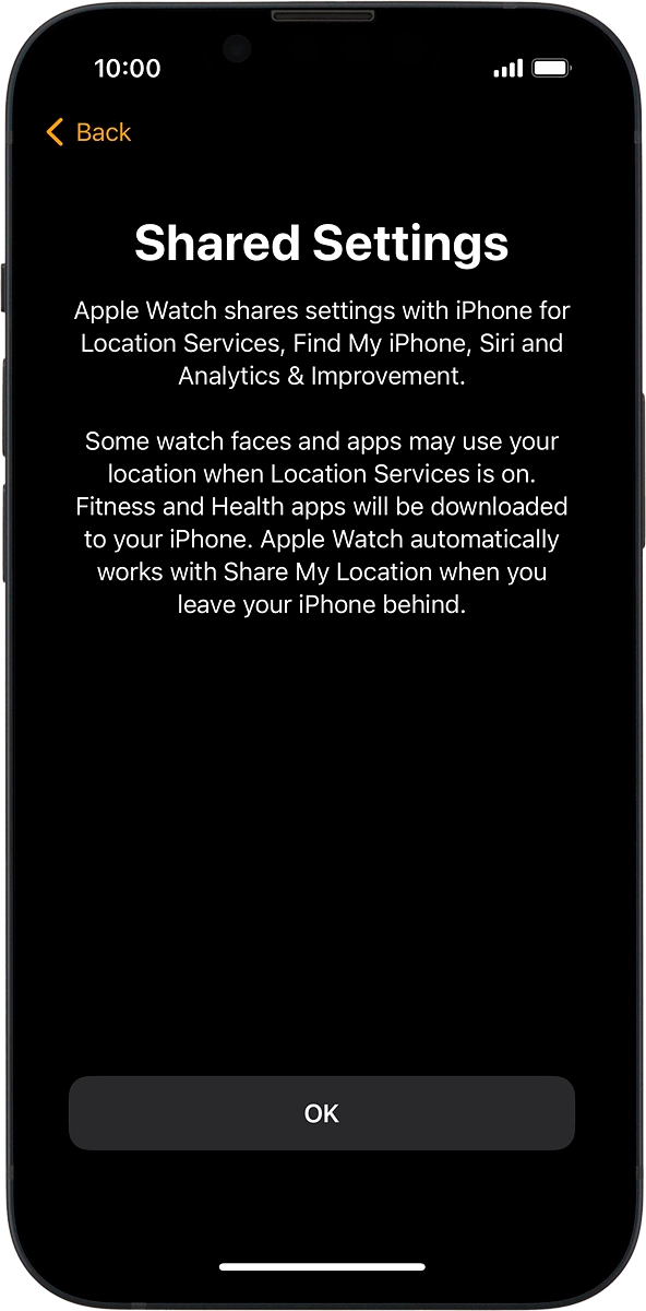 On your phone: Press OK.