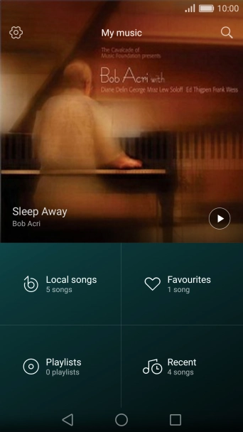 Press Local songs.