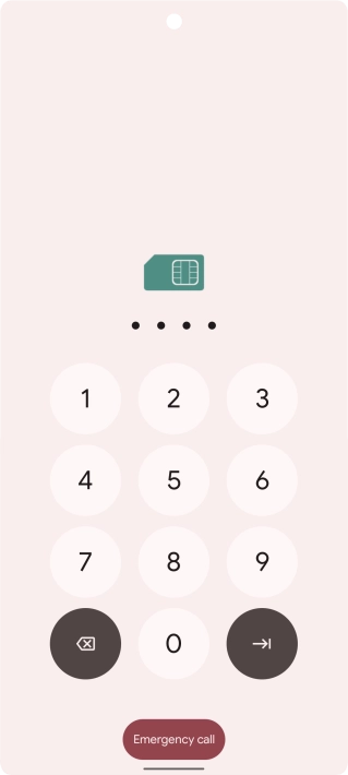 If you're asked to key in your PIN, do so and press arrow right. If you're asked to key in your PIN, do so and press arrow right.