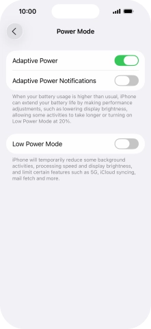 Press the indicator next to Press the indicator next to