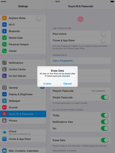 Press Enable.