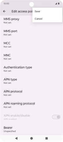Press Save.