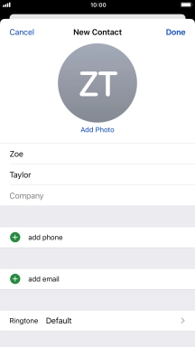 Press add phone. Press add phone.