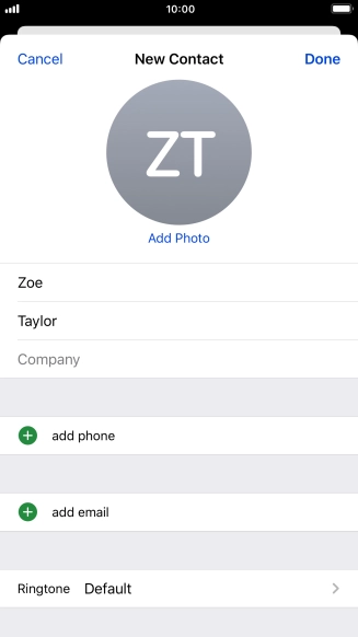 Press add phone. Press add phone.