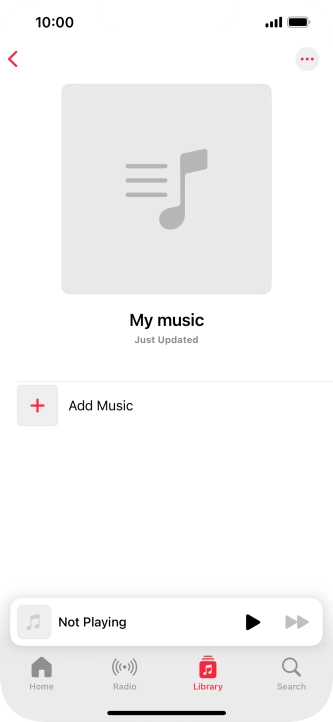 Press Add Music.