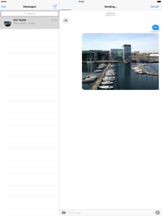 Press the Home key to return to the home screen.