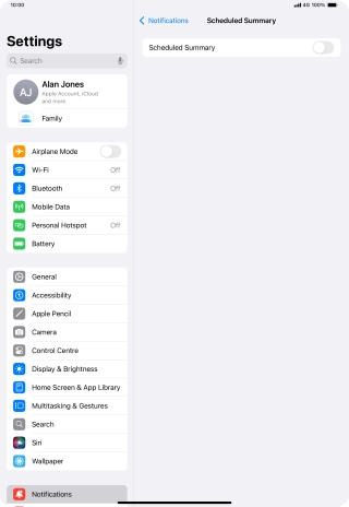 Press the indicator next to Press the indicator next to