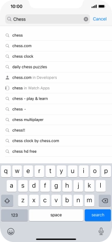 Press search.