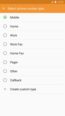 Press the required number type. Press the required number type.